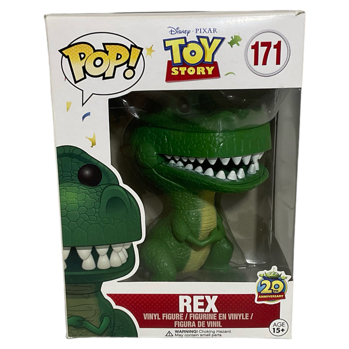 Disney Toy Story #171 Rex Funko Pop (Imperfect Box)