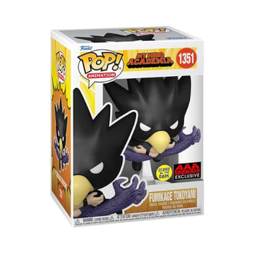 My Hero Academia #1351 Fumikage Tokoyami Glow In The Dark AAA Anime Exclusive Funko Pop