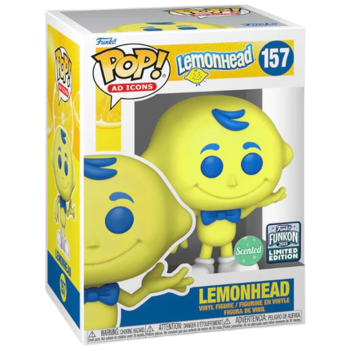 Ad Icon #157 LemonHead Scented Funkon 2022 Exclusive Funko Pop