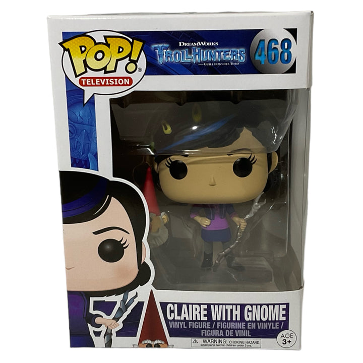 Troll Hunters #468 Claire With Gnome Funko Pop (Imperfect Box)