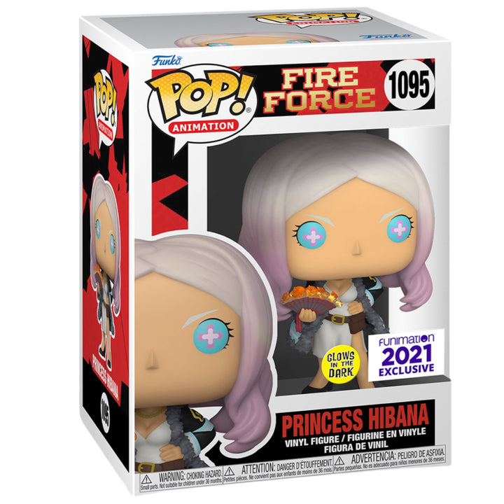 Fire Force #1095 Princess Hibana GITD 2022 Funimation Exclusive Funko Pop