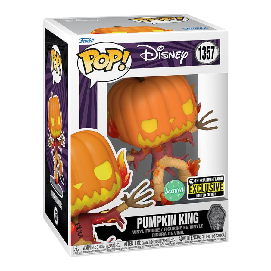 Disney #1357 Pumpkin King (Scented) Entertainment Earth Exclusive Funko Pop