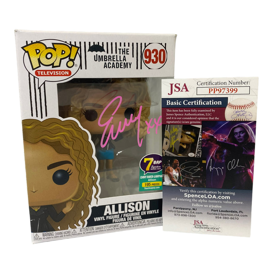 The Umbrella Academy #930 Allison - Emmy Raver-Lampman Authentic Autographed Funko Pop