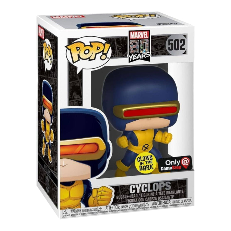 Marvel 80 Years #502 Cyclops (GITD) GameStop Exclusive Funko Pop