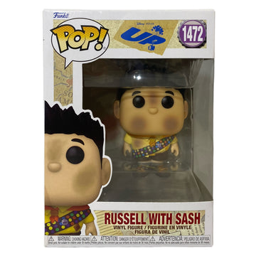 Disney Up #1472 Russell With Sash BoxLunch Exclusive Funko Pop (Missing Sticker)