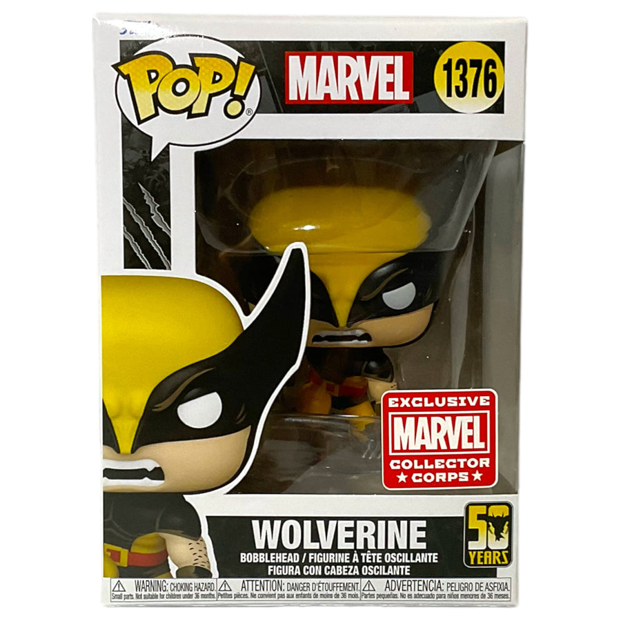 Marvel #1376 Wolverine Collector Corps Exclusive Funko Pop