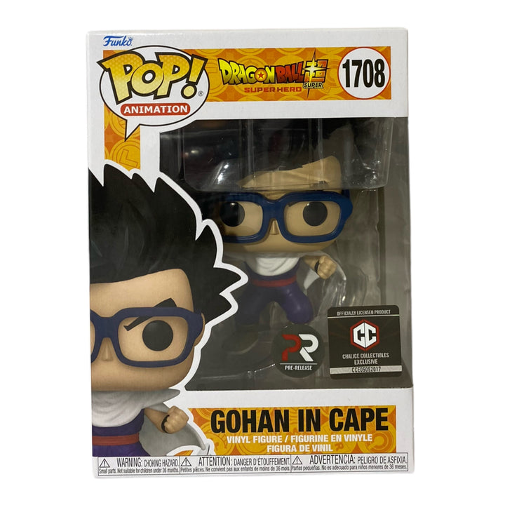 Dragon Ball #1708 Gohan In Cape Chalice Exclusive Funko Pop