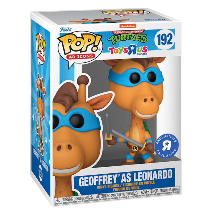 TMNT #192 Geoffrey As Leonardo Toys R Us Exclusive Funko Pop