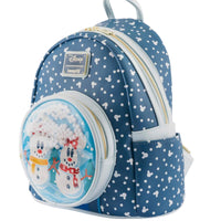 Loungefly - Disney Minnie And Mickey Snowglobe Mini Backpack