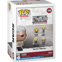 Fullmetal Alchemist #1486 Scar Glows In The Dark Entertainment Earth Exclusive Funko Pop