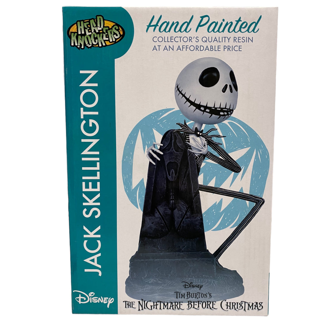 Disney Neca Nightmare Before Christmas Graveyard Jack Skellington Head Knocker Bobblehead