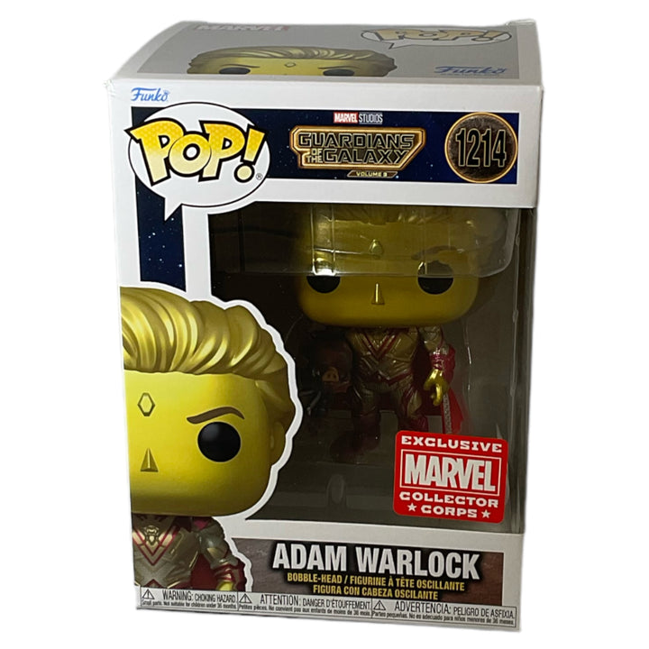 Marvel #1214 Adam Warlock Collector Corps Exclusive Funko Pop