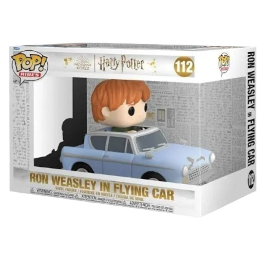 Harry Potter #112 Ron Weasley in Flying Car Funko Pop Rides