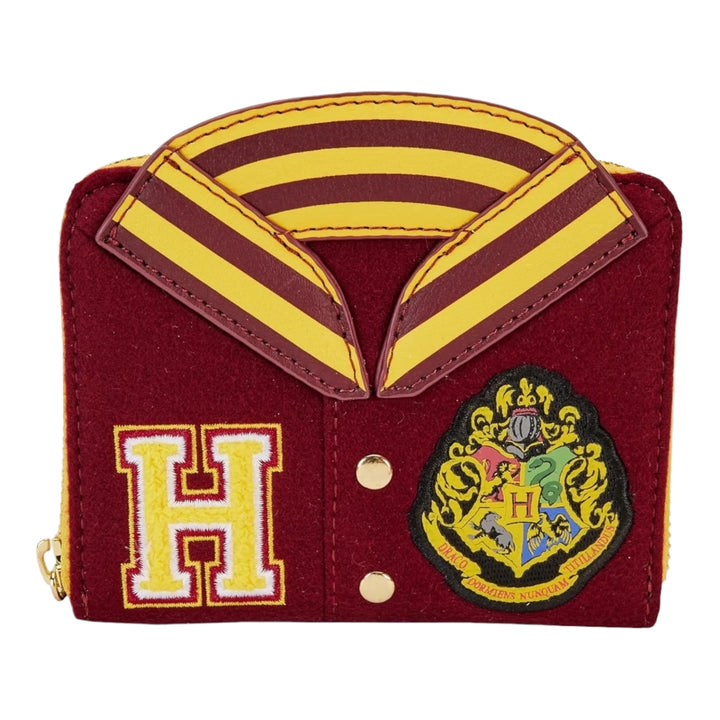 Loungefly Warner Brothers Harry Potter Gryffindor Varsity Zip Around Wallet