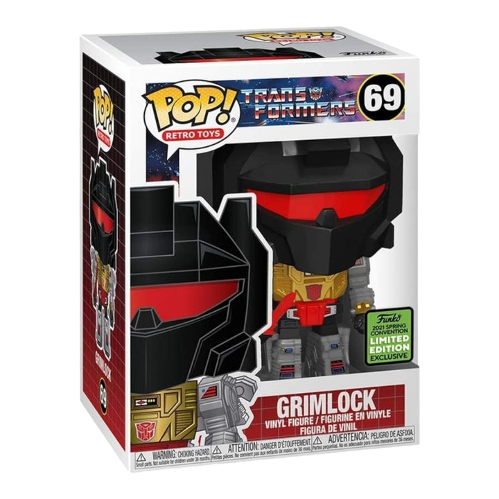 Trans Formers #69 Grimlock 2021 Spring Con Exclusive Funko Pop