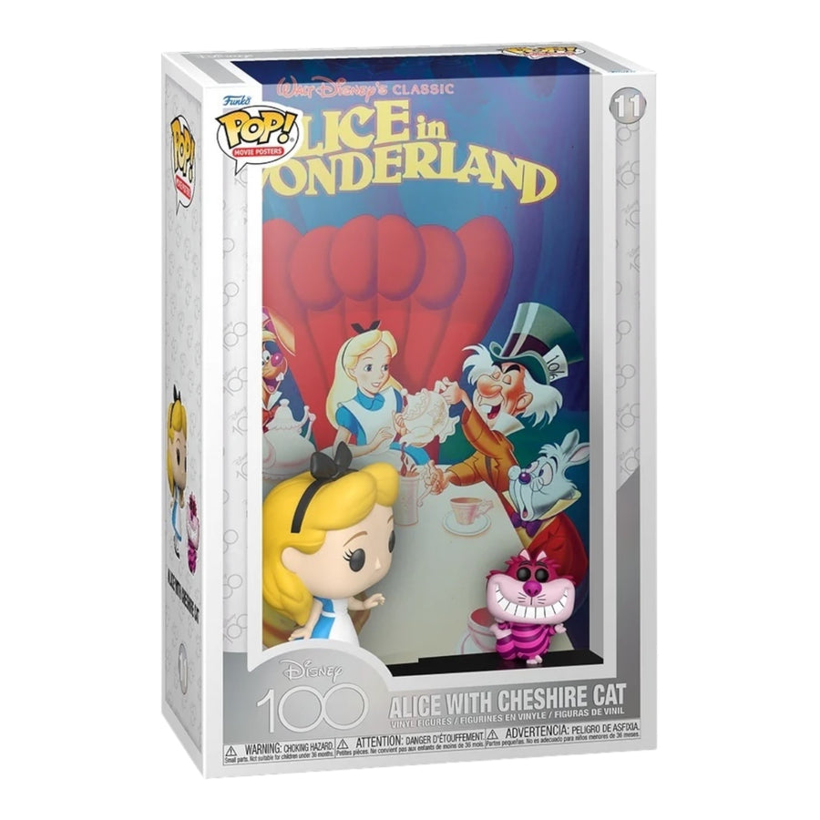 Disney #11 Alice With Cheshire Cat Funko Pop Movie Posters