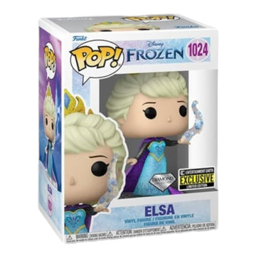 Disney Frozen #1024 Elsa Diamond Entertainment Earth Exclusive Funk Pop