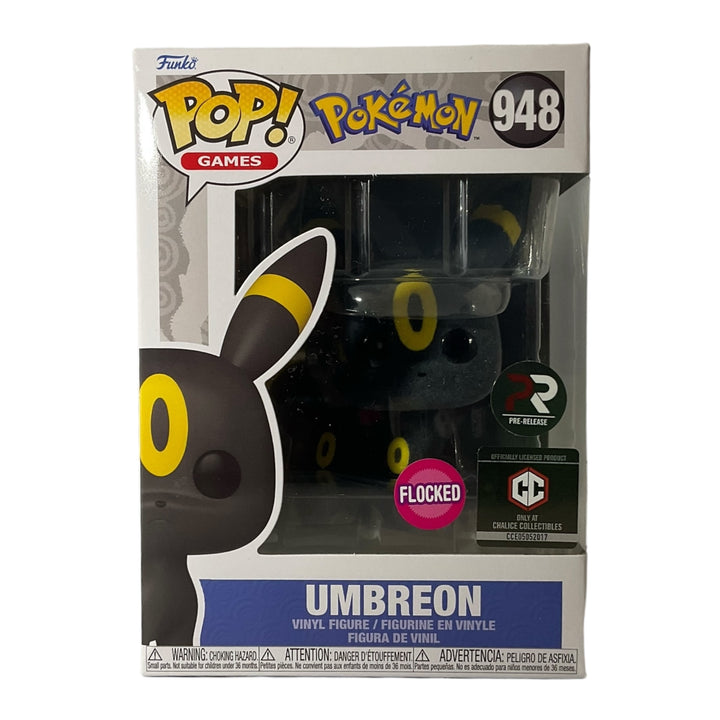 Pokemon #948 Umbreon Flocked PR Chalice Exclusive Funko Pop