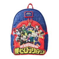 Loungefly My Hero Academia Group Embossed Logo Mini Backpack