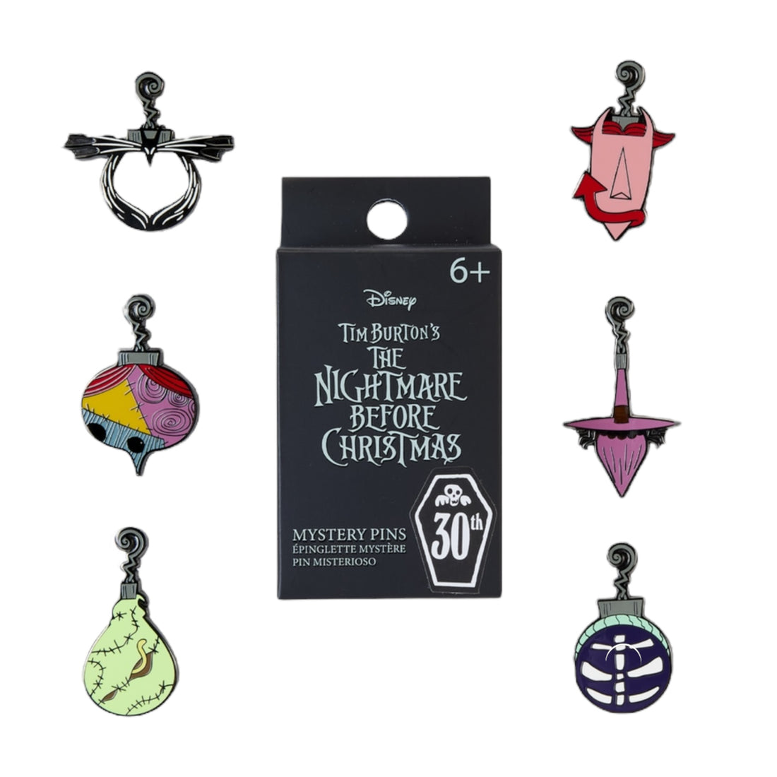 Loungefly Nightmare Before Christmas Ornament Mystery Box Pin