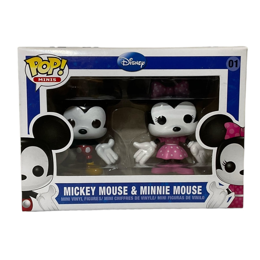 Disney #01 Mickey Mouse & Minnie Mouse Funko Pop Minis