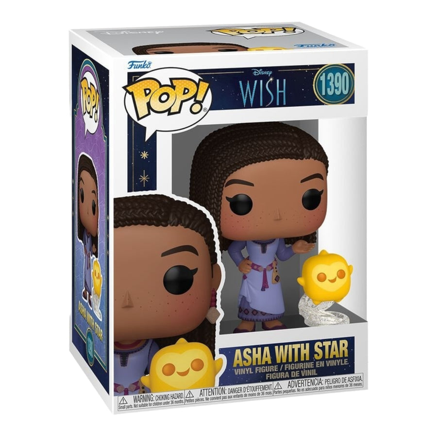 Disney Wish #1390 Asha With Star Funko Pop