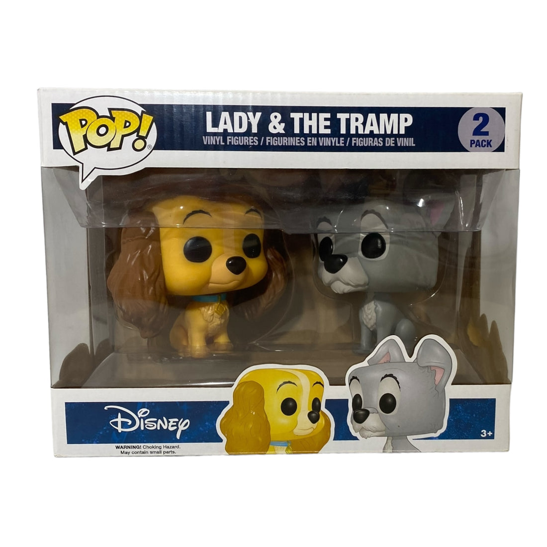 Disney Lady & The Tramp Funko Pop 2 Pack