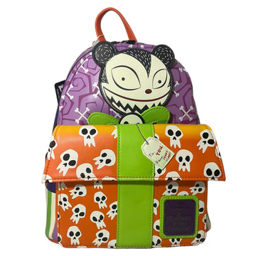Scary Teddy Present Nightmare Before Christmas Mini Backpack Loungefly (Imperfect Bag)
