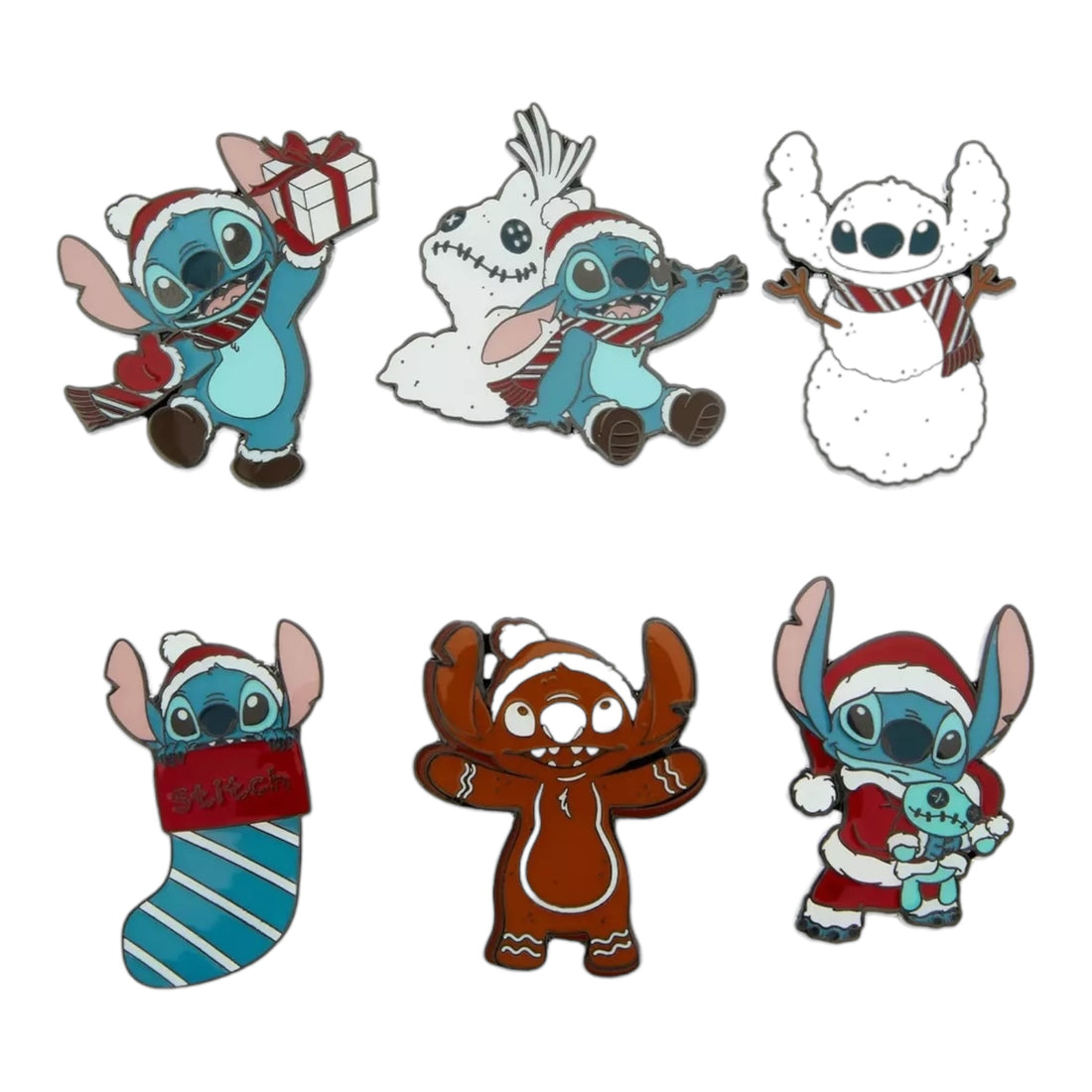 Loungefly Disney Lilo & Stitch Holiday Stitch Blind Box Enamel Pin