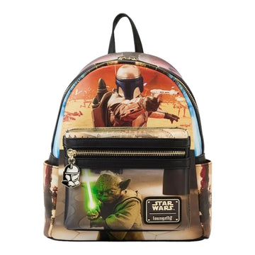 Loungefly Star Wars Episode Two Attack of the Clones Scene Mini Backpack