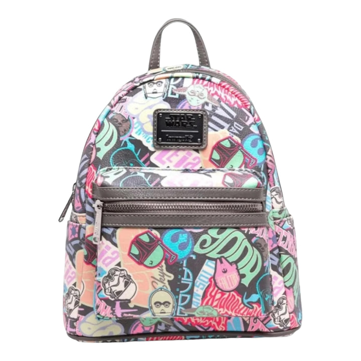 Loungefly Star Wars Pastel Sticker Mini Backpack