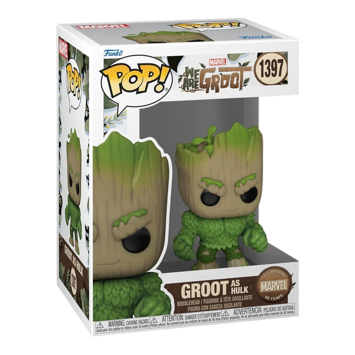 Marvel #1397 Groot As Hulk Funko Pop