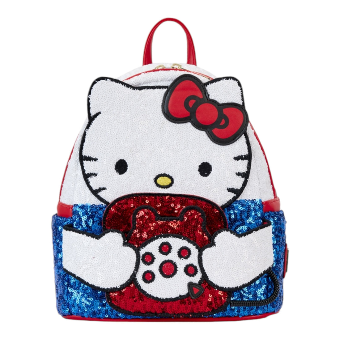 Sanrio Exclusive Hello Kitty 50th Anniversary Phone Sequin Cosplay Mini Backpack