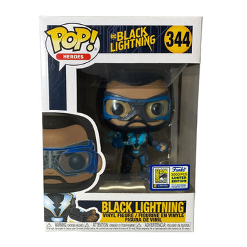 DC #344 Black Lightning 2020 San Diego Comic Con Exclusive Funko Pop