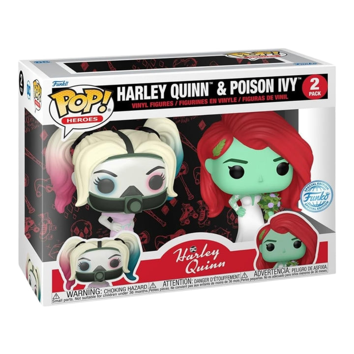 Harley Quinn and Poison Ivy Wedding Special Edition Funko Pop 2 Pack