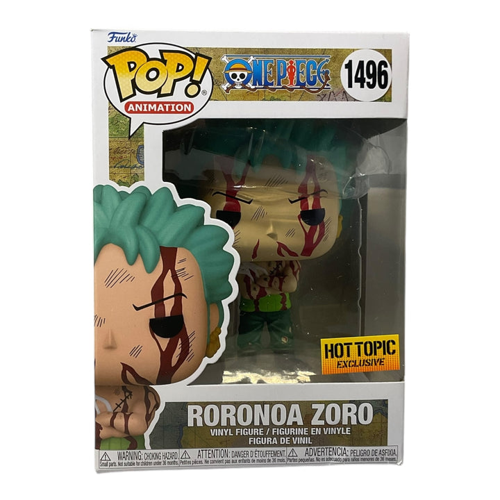 One Piece #1496 Roronoa Zoro Hot Topic Exclusive Funko Pop 