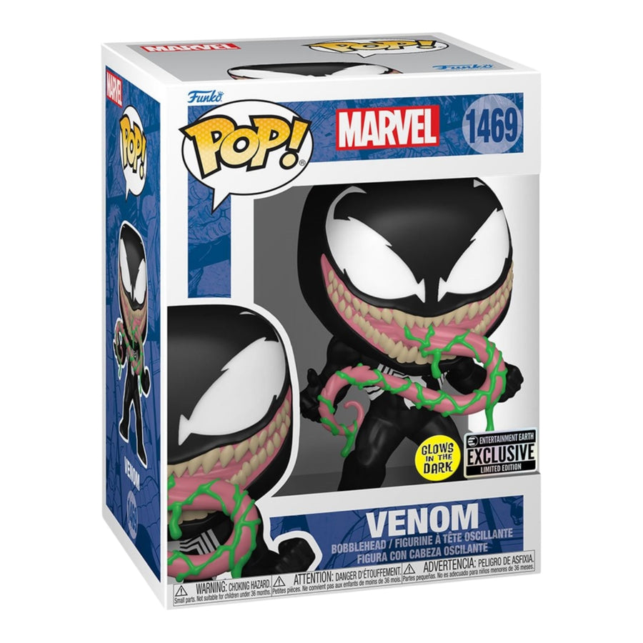 Marvel #1469 Venom GITD Entertainment Earth Exclusive Funko Pop