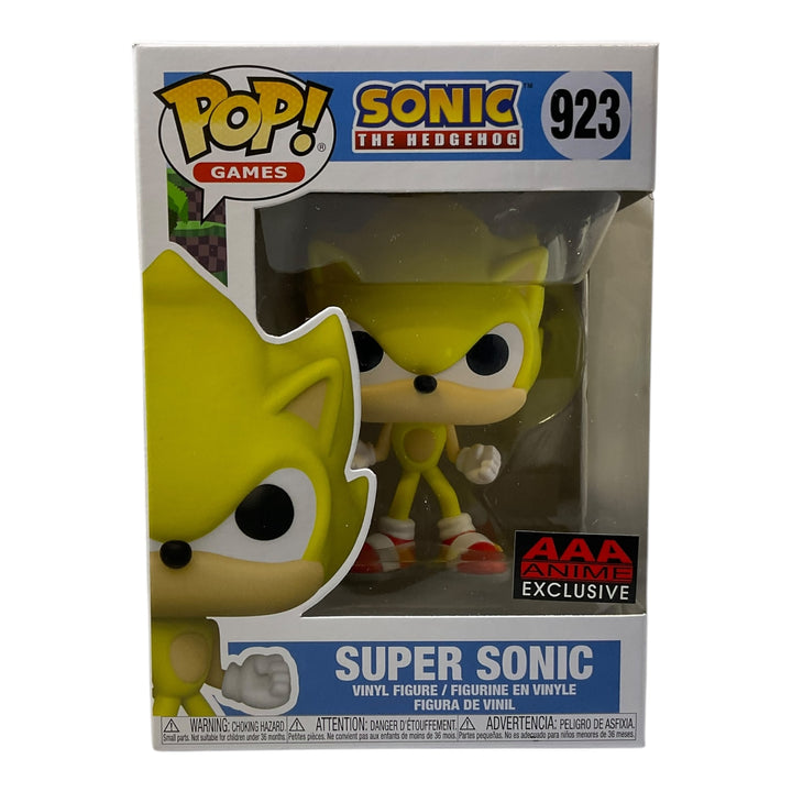 #923 Super Sonic AAA Anime Exclusive Funko Pop