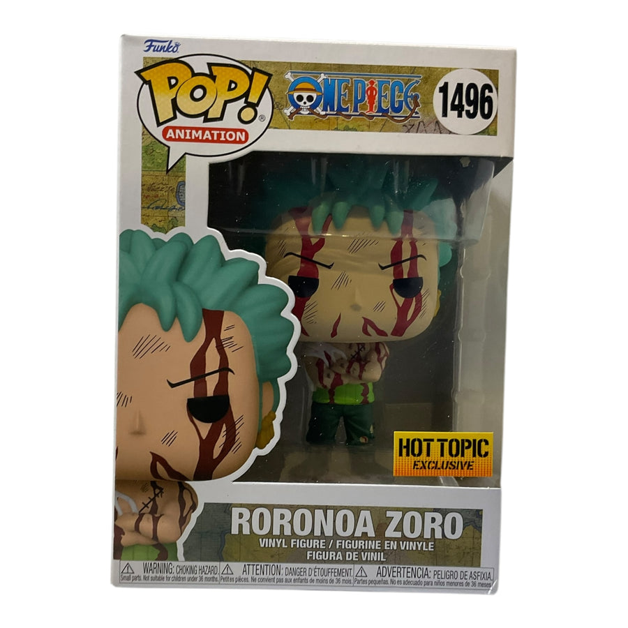 One Piece #1496 Roronoa Zoro Hot Topic Exclusive Funko Pop