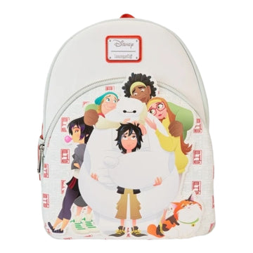 Loungefly Disney Big Hero 6 10th Anniversary Baymax Gang Mini Backpack