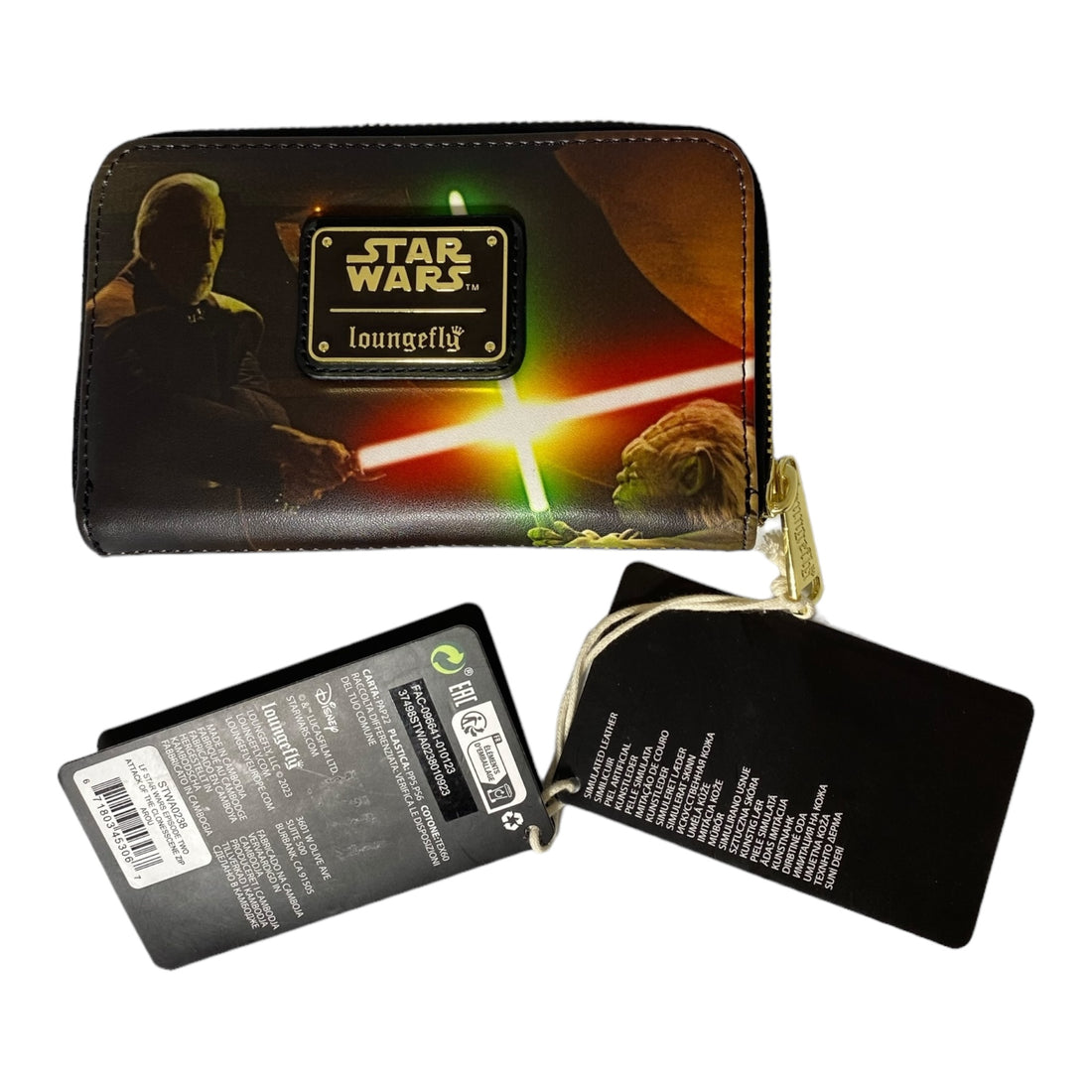 Loungefly Star Wars: Episode II – Attack of the Clones Scene Zip Around Wallet