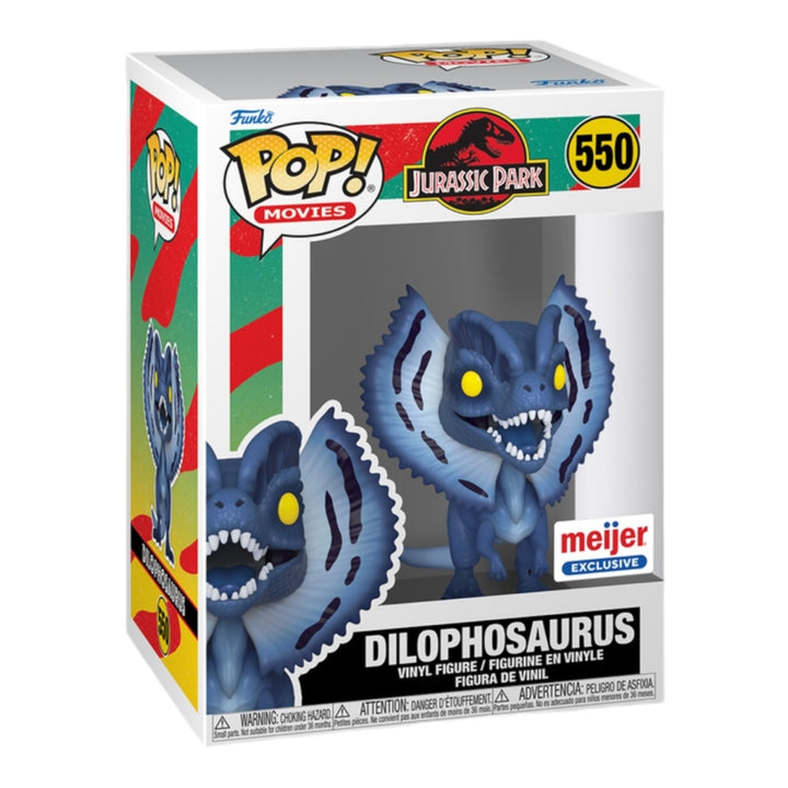 Jurassic Park #550 Dilophosaurus Meiijer Exclusive Funko Pop