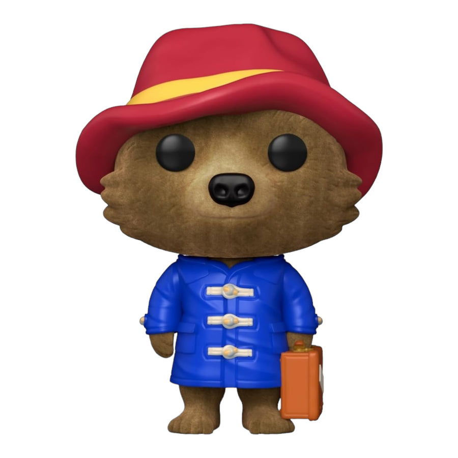 #1435 Paddington With Suitcase Flocked Amazon Exclusive Funko Pop