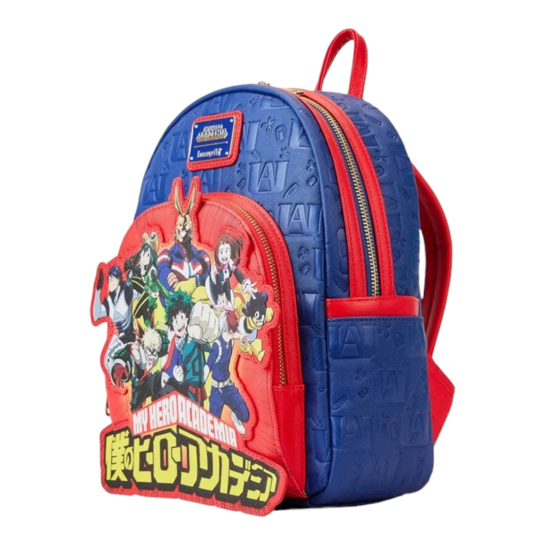 Loungefly My Hero Academia Group Embossed Logo Mini Backpack