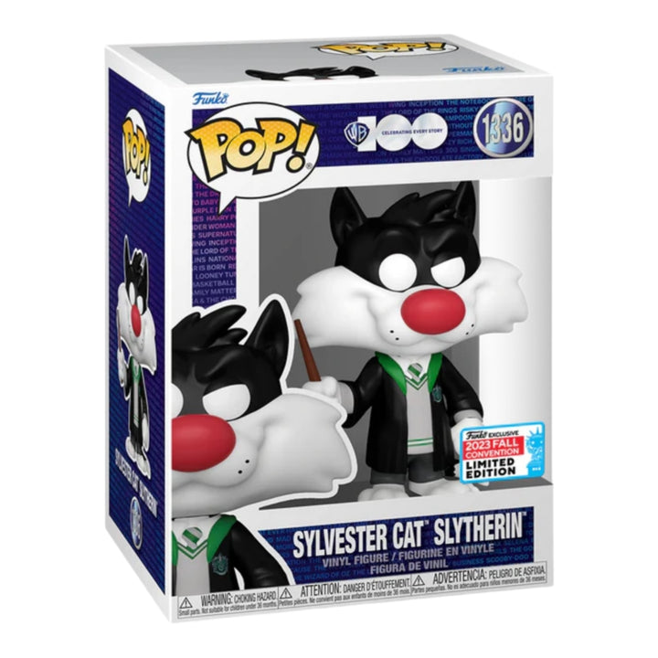 WB #1336 Sylvester Cat Slytherin Exclusive 2023 Fall Con Limited Edition Funko Pop