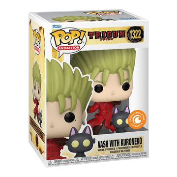 Trigun #1322 Vash With Kuuroneko Crunchyroll Exclusive Funko Pop Preorder