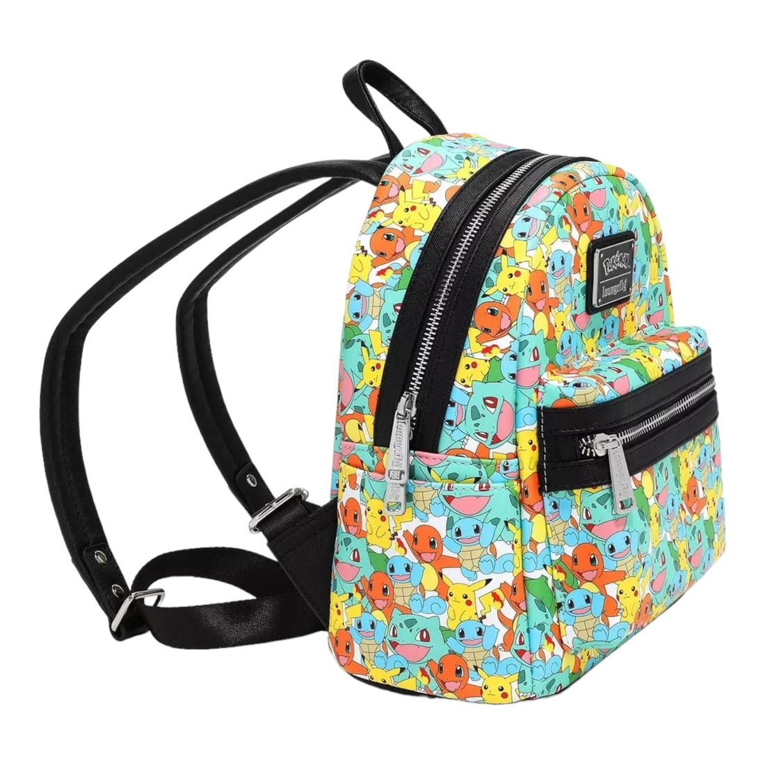 Loungefly Pokémon Starters Allover Print Mini Backpack - BoxLunch Exclusive