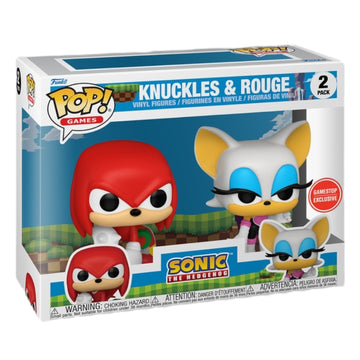 Knuckles & Rouge GameStop Exclusive Funko Pop 2 Pack