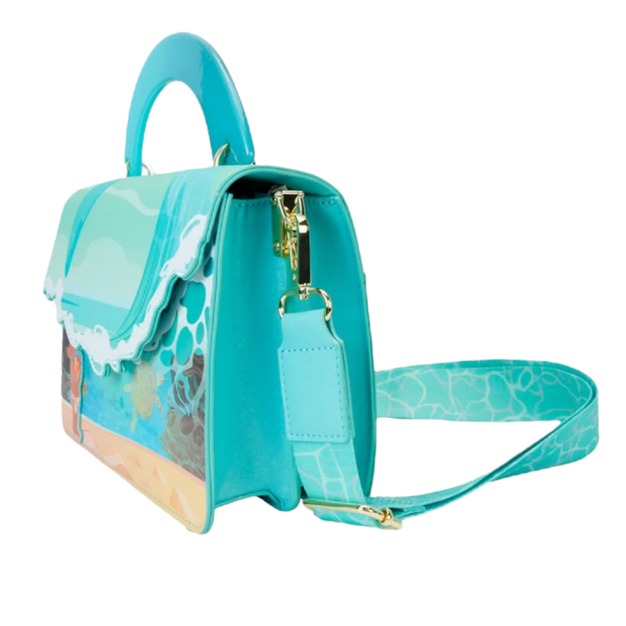 Loungefly Disney Moana Ocean Wave Handle Crossbody