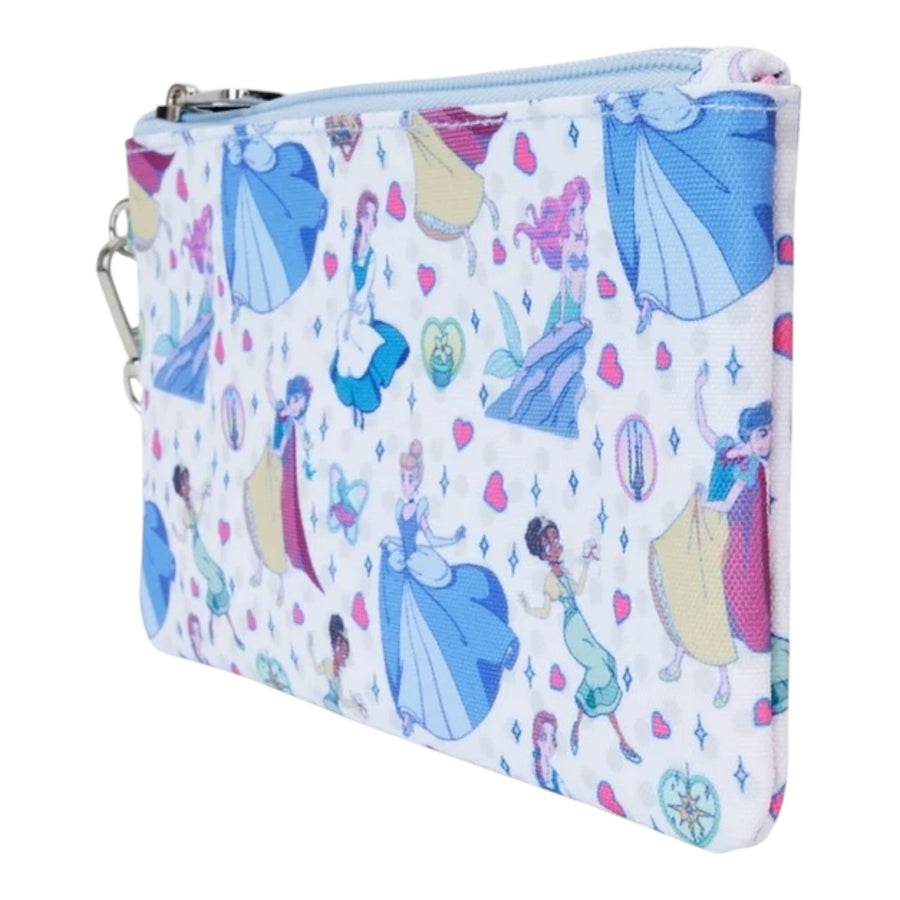 Loungefly Disney Princess Manga Style Nylon Wristlet Wallet